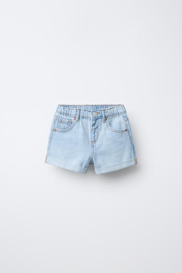 Zara Джинсовые шорты MOM FIT купить с доставкой.