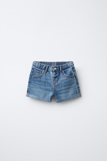 Zara Джинсовые шорты MOM FIT купить с доставкой.