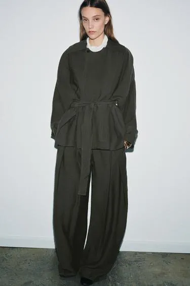 Короткий струящийся тренч — ZW COLLECTION