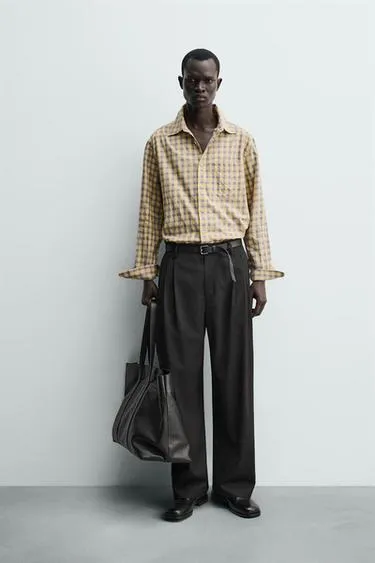 Рубашка RELAXED FIT в клетку