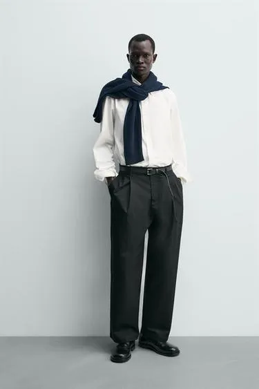 Брюки WIDE FIT со складками