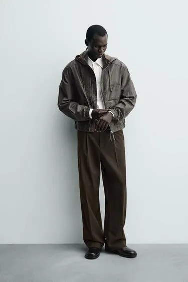 Брюки WIDE FIT со складками