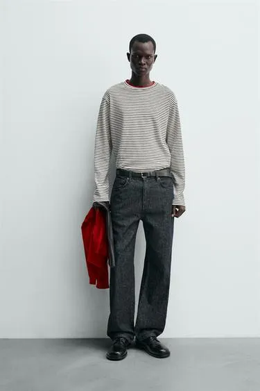 Футболка в контрастную полоску