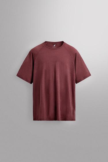 Zara Термофутболка из жаккарда в полоску с шерстью купить с доставкой.