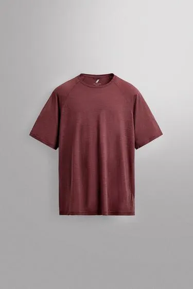 Термофутболка из жаккарда в полоску с шерстью- Заказать в России