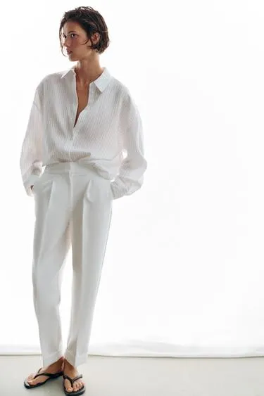 Брюки с отворотами и защипами- Заказать в России