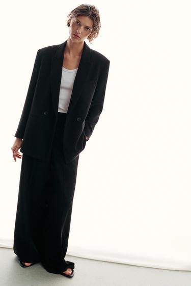 Zara Широкие брюки с высокой посадкой