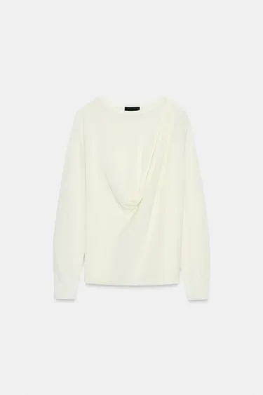 Свитер из струящегося трикотажа- Заказать в России