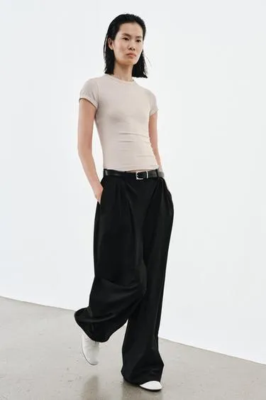 Футболка в стиле рустик со льном