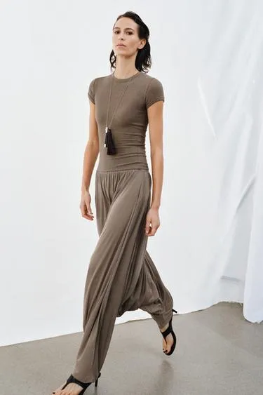 Футболка в стиле рустик со льном