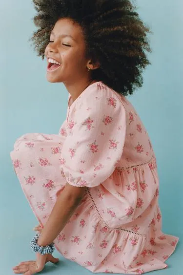 Платье с цветочным узором