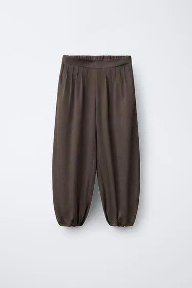 Брюки бомбачо со складками