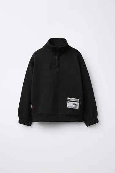 Толстовка с нашивкой- Заказать в России