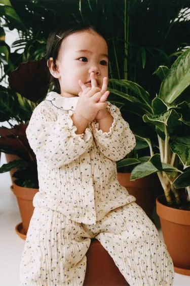 Брюки Багги с цветочным узором- Заказать в России