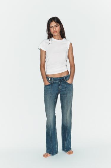 Zara Джинсы TRF  с низкой посадкой