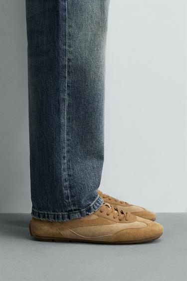 Zara Кожаные кроссовки