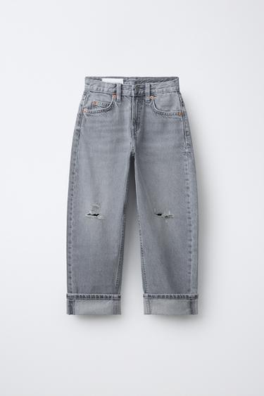 Zara Джинсы  с разрезами