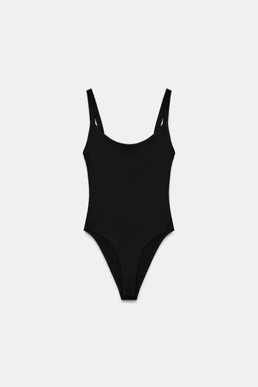 Боди из хлопка на бретелях- Заказать в России