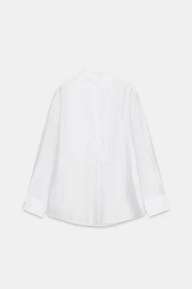 Струящаяся рубашка с вышивкой — ZW COLLECTION- Заказать в России