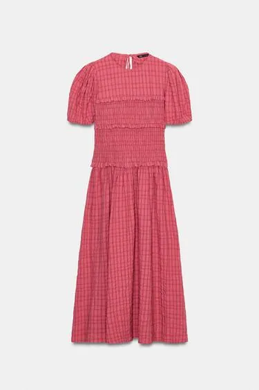 Платье миди с жаткой- Заказать в России