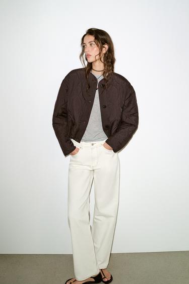 Zara Короткая стеганая куртка