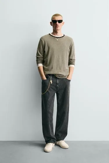 Брюки STRAIGHT FIT жаккардовые