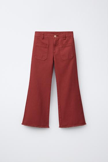 Джинсы FLARE в полоску- Заказать в России