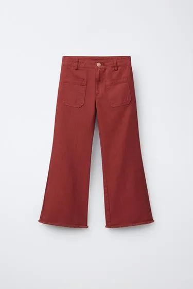 Джинсы клёш в полоску- Заказать в России