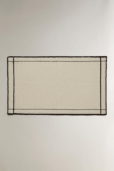 Zara Коврик для ванны с отстрочкой по краю