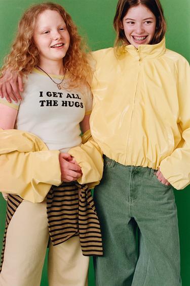 Zara Блестящий дождевик WATER RESISTANT купить с доставкой.