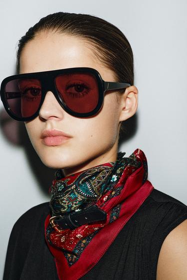 Zara Ремень-платок с принтом