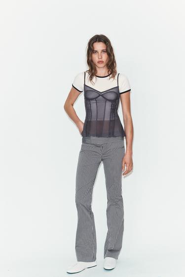 Zara Кожаные туфли-дерби