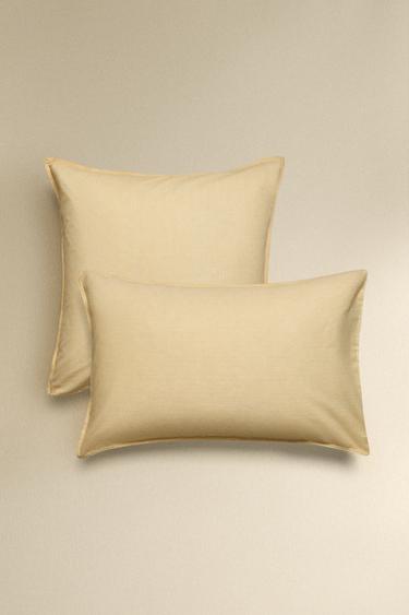 Zara Двусторонняя наволочка в полоску