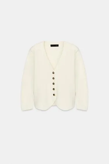 Приталенная куртка с подплечниками- Заказать в России