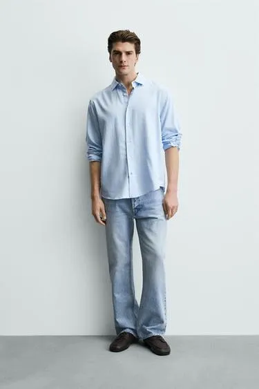 Рубашка из хлопкового твила