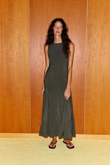 Zara Свободное платье миди