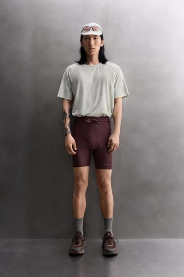 Zara Футболка для бега с принтом