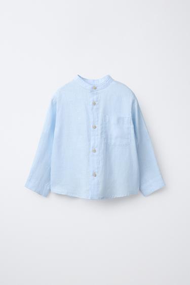 Zara Рубашка из 100% льна