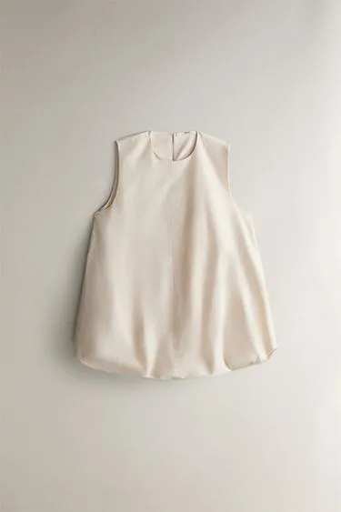 Объемный хлопковый топ