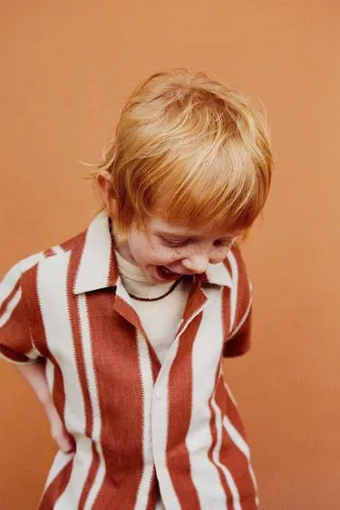 Рубашка с принтом в полоску- Заказать в России