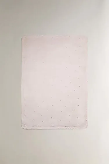 Плед с сердечками для детей