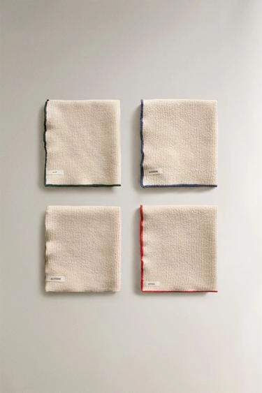 PACK OF WAFFLE-KNIT TEA TOWELS (PACK OF 4)- Заказать в России