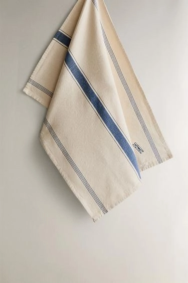 STRIPED COTTON TEA TOWEL