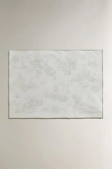 Салфетка на стол с покрытием из смолы на пасху- Заказать в России