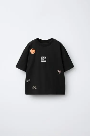 Футболка с принтом