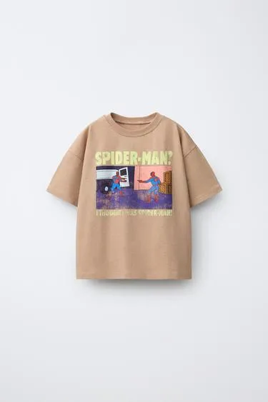 Футболка с принтом SPIDER-MAN © MARVEL- Заказать в России