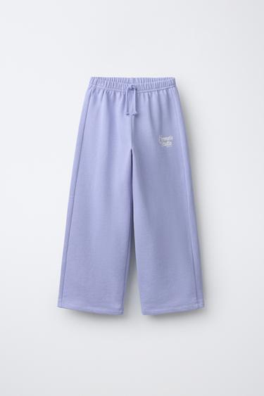 Брюки WIDE LEG с надписью