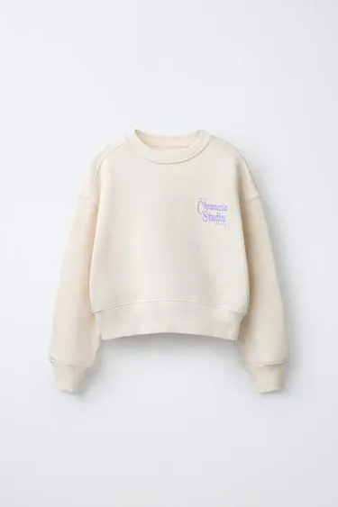 Толстовка с текстовым принтом