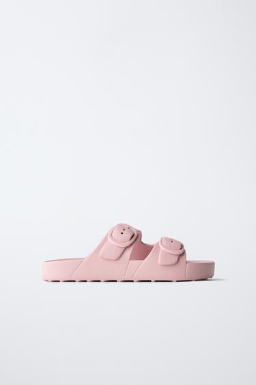 Zara Резиновые сандалии с пряжками
