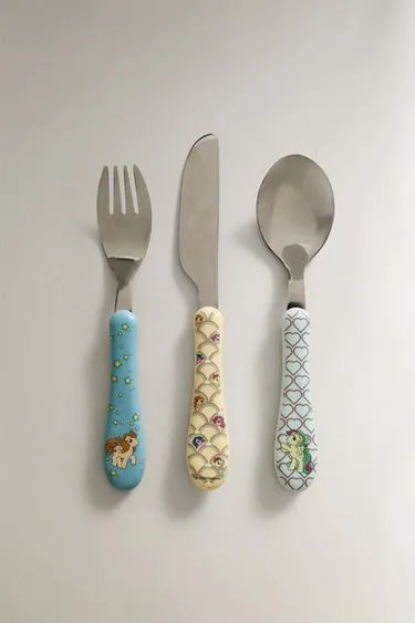 Детский набор столовых приборов мой маленький пони©- Заказать в России